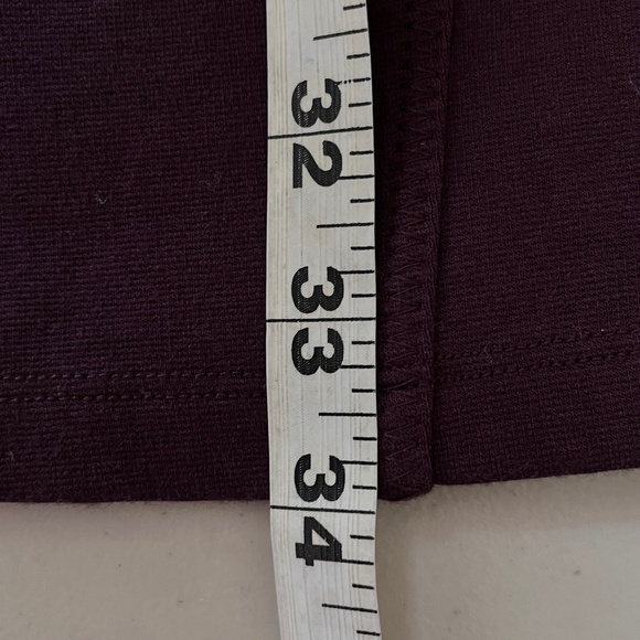 Athleta WINTER Dress Womens S HEAVY Casual Ponte Knit Stretch Long Sleeve Zip - Picture 9 of 10